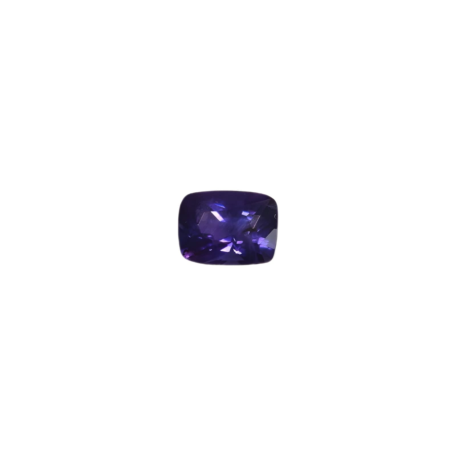 An unheated 1.36-carat violet Ceylon sapphire